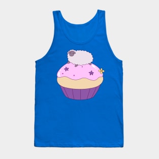 Sheep and Giant Cupcake Tank Top